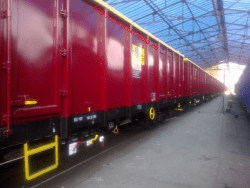 Геометрични параметри на ЛСС на вагон серия 540