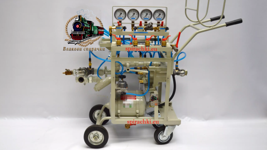 стенд за изпитване на спирачни системи на вагон