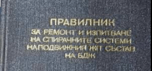Правилник за ремонт и изпитване на спирачните системи на подвижния състав на БДЖ
